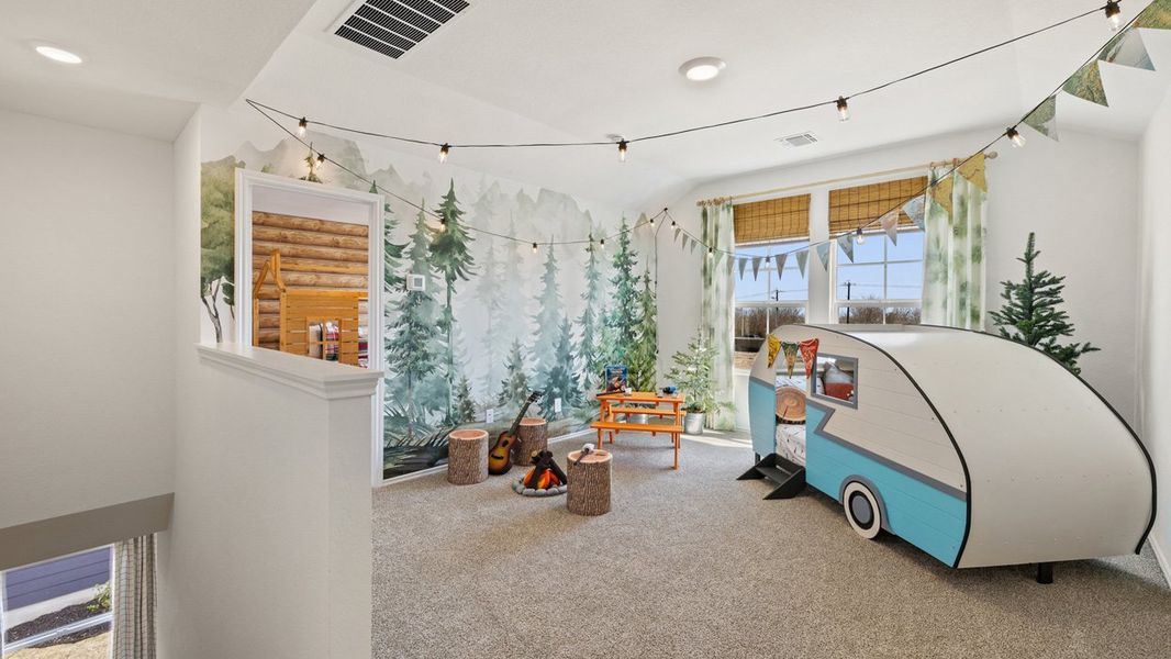 Furnished interior view inside a new home in The Reserve at Spiritas Ranch, Little Elm (Image 13).