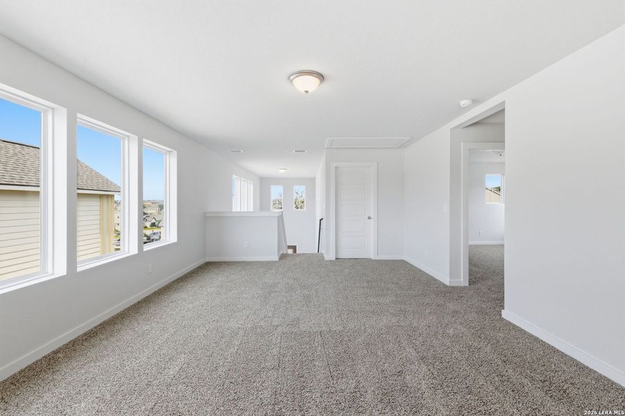 Spacious, unfurnished interior of a new home in The Meadows at Hunters Ranch, San Antonio (Image 26). Spacious, unfurnished interior of a new home in The Meadows at Hunters Ranch, San Antonio (Image 26).