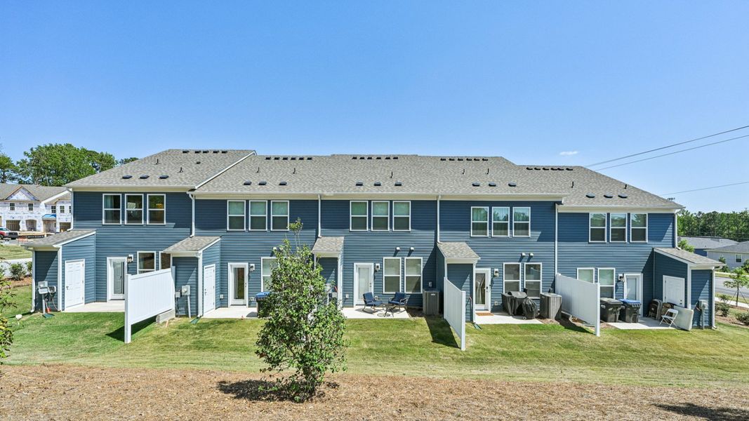 The Litchfield Plan by DRB Homes in Bell Glen Charlotte NC - Backyard The Litchfield Plan by DRB Homes in Bell Glen Charlotte NC - Backyard