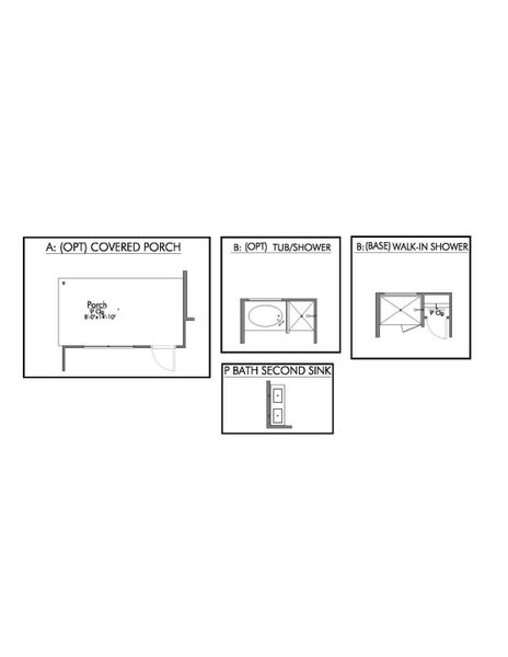 2D floor plan layout for the The 1363 by Stylecraft Builders in Arroyo Ranch, Seguin, TX (Image 3). 2D floor plan layout for the The 1363 by Stylecraft Builders in Arroyo Ranch, Seguin, TX (Image 3).