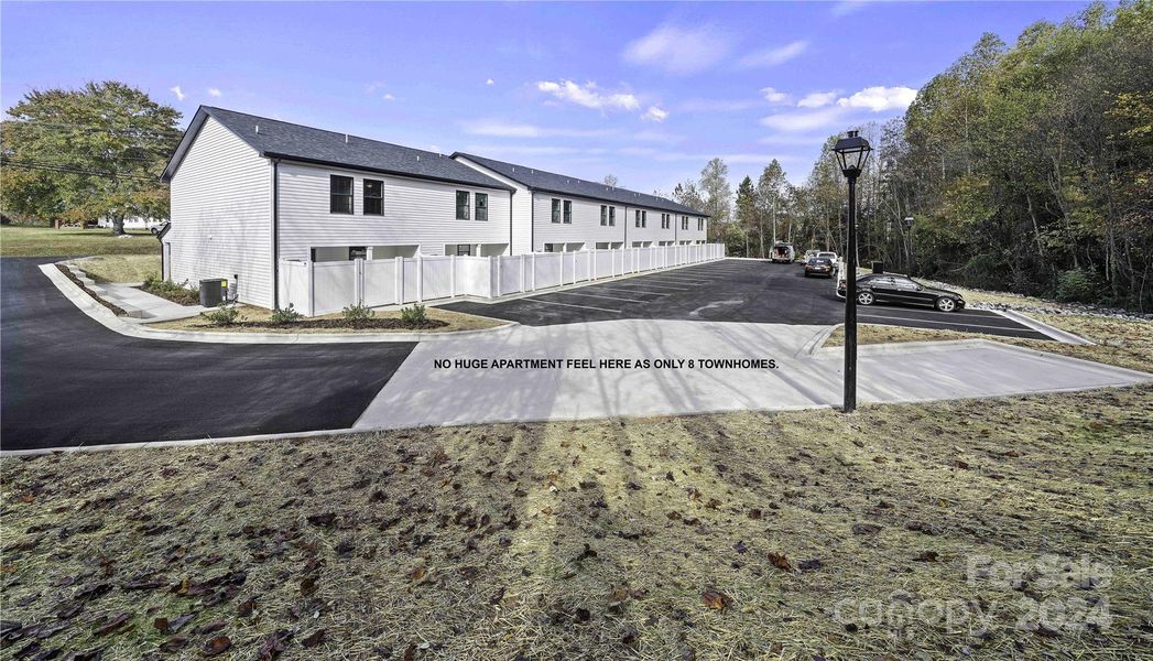 View of private back & each private Patio.