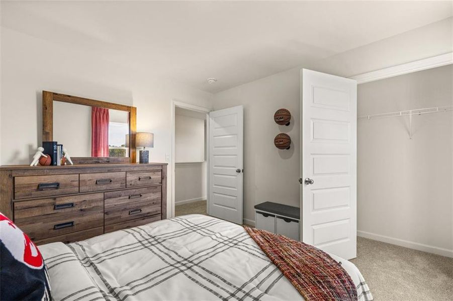 Furnished interior view inside a new home in Locust Grove Station - Cedar Ridge, Locust Grove (Image 28).