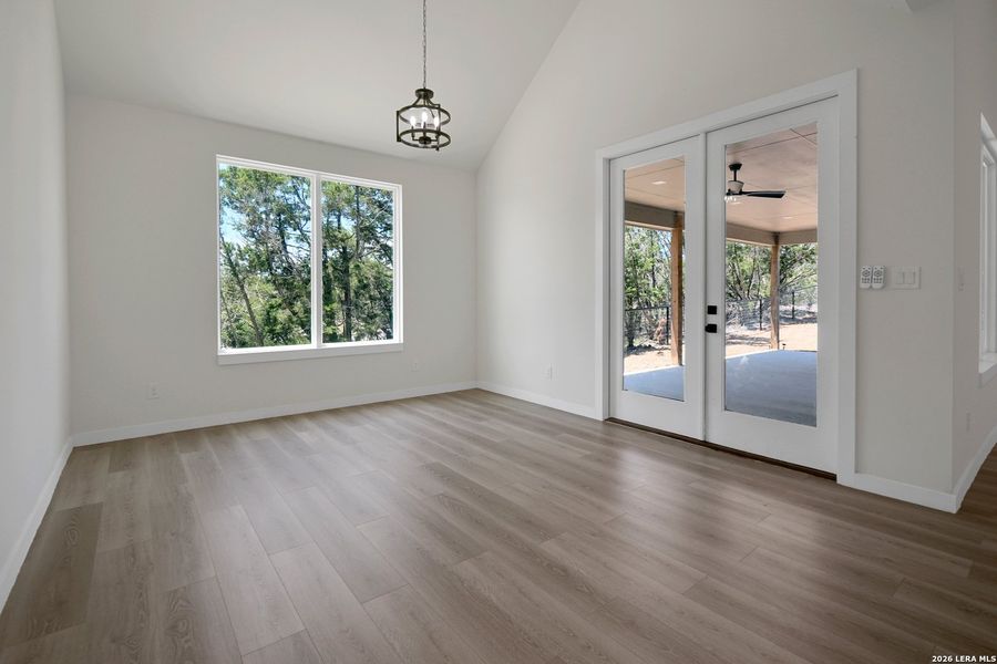 Spacious, unfurnished interior of a new home in , Fischer (Image 19).
