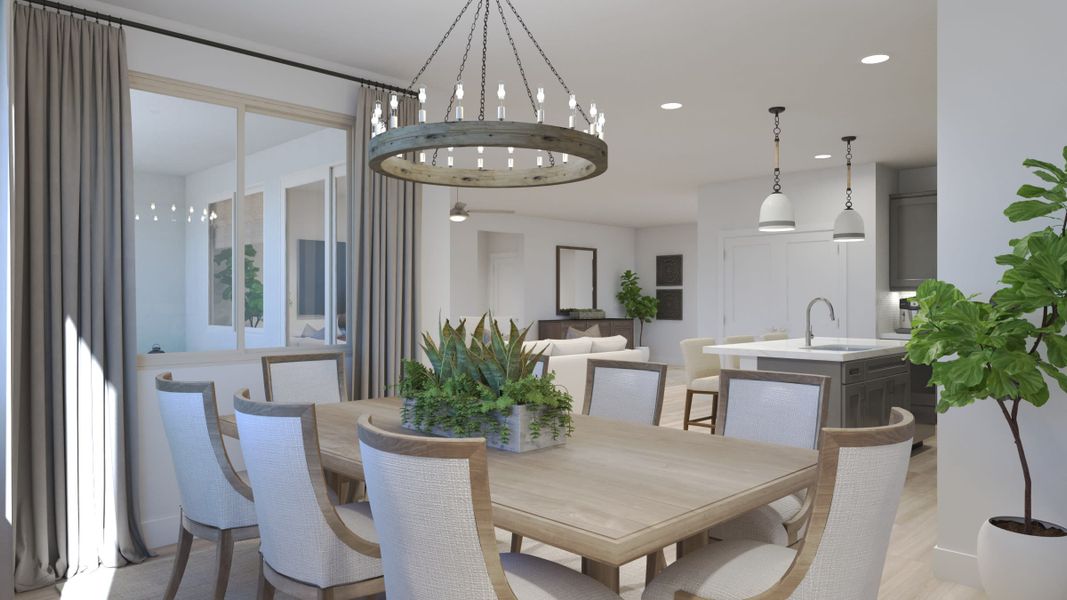 Dining Room | Fremont | Bentridge – Peak Series | New Homes in Buckeye, AZ | Landsea Homes