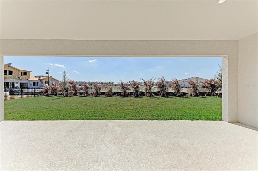Exterior details and patio area of a home in Two Rivers, Zephyrhills (Image 18).