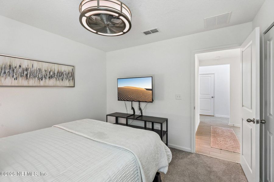 Furnished interior view inside a new home in Dunns Crossing, Jacksonville (Image 12). Furnished interior view inside a new home in Dunns Crossing, Jacksonville (Image 12).
