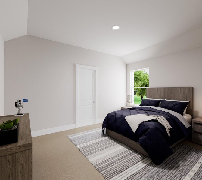 Furnished interior view inside a new home in Prairie Collection at The Meadows, Denton (Image 13).