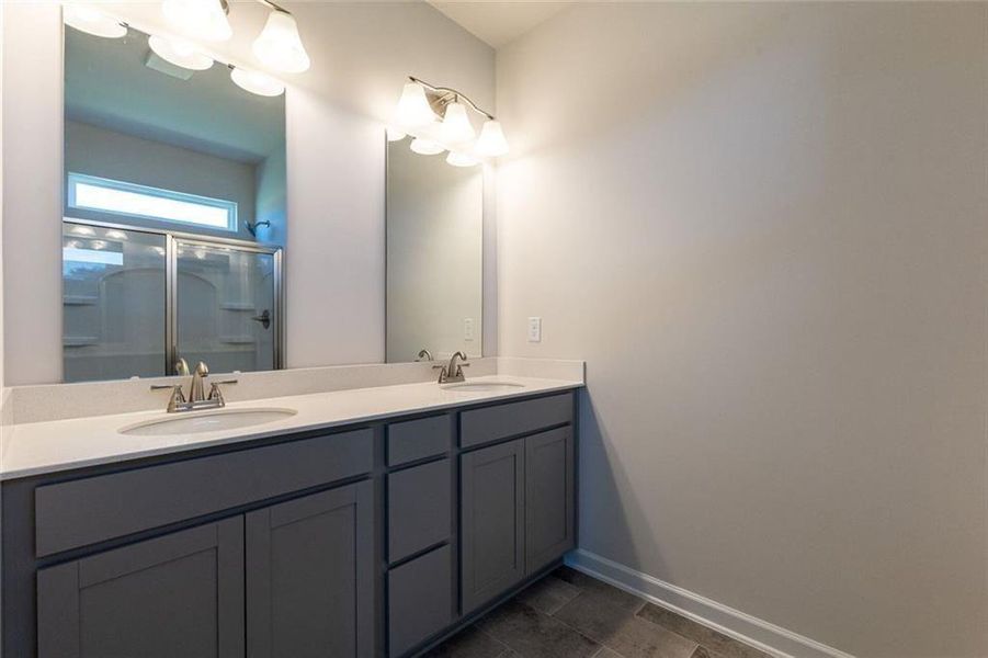Furnished interior view inside a new home in The Andros, Dalton (Image 3).