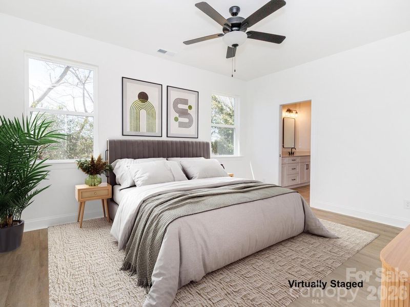 Furnished interior view inside a new home in , Charlotte (Image 13).