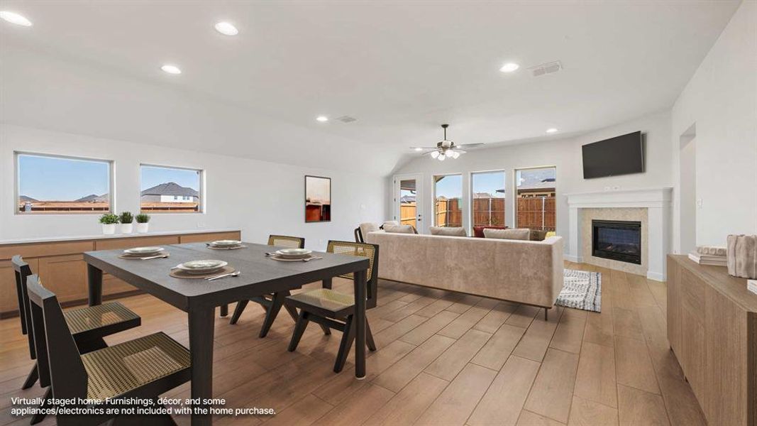 Furnished interior view inside a new home in Cambridge Crossing, Celina (Image 8).