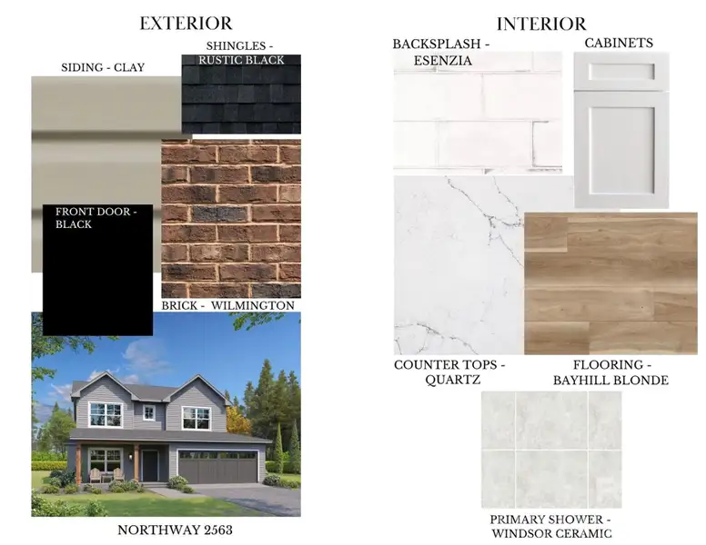 Sample of building materials used in homes in , Charlotte (Image 34).