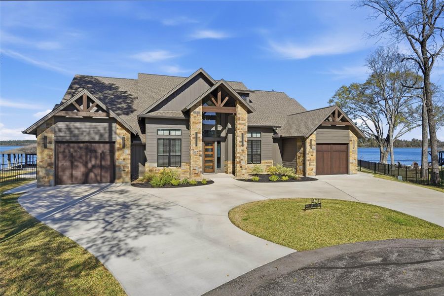 Front exterior of a new home in , Montgomery, TX, highlighting curb appeal (Image 2).