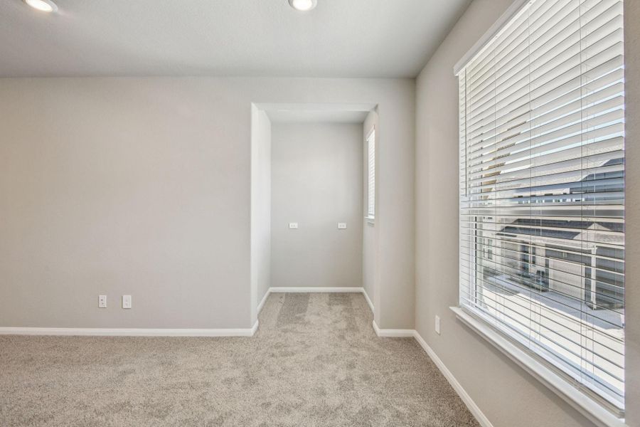 Spacious, unfurnished interior of a new home in Spring Brook Village - Luxe Series, Houston (Image 38).