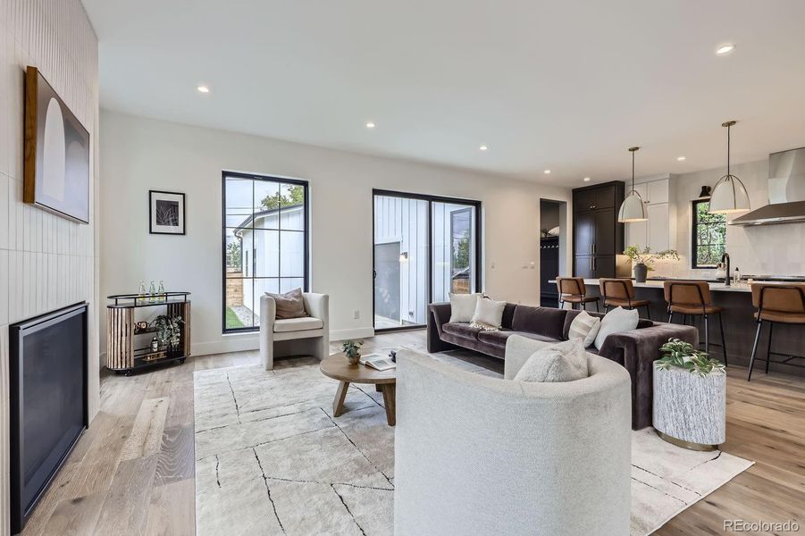 Furnished interior view inside a new home in , Wheat Ridge (Image 13).