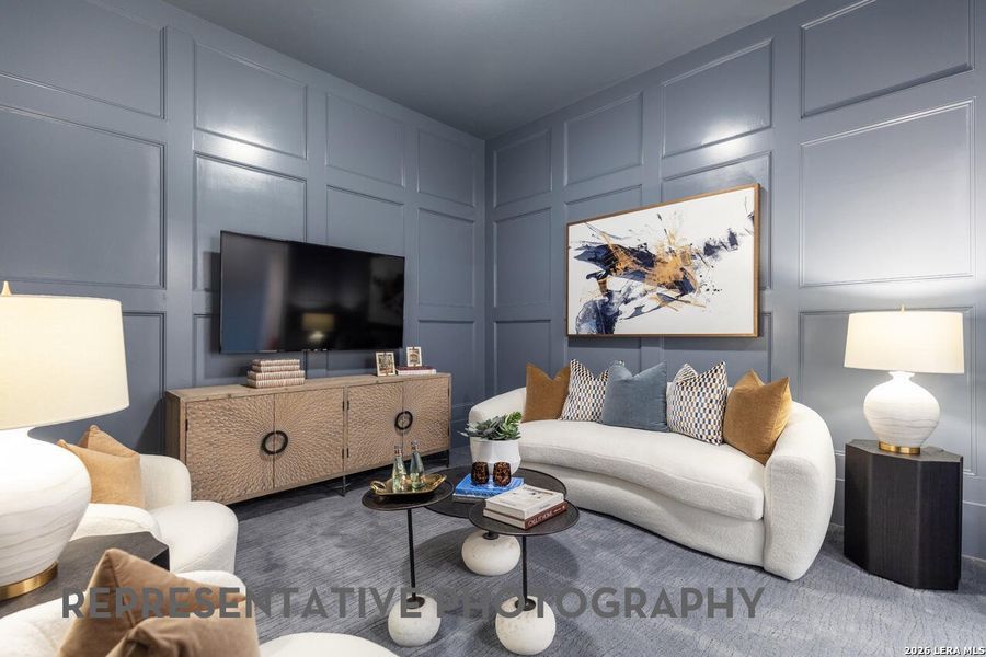 Furnished interior view inside a new home in La Cima, San Marcos (Image 13).