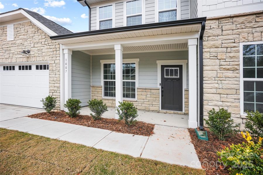 Exterior details and patio area of a home in , Waxhaw (Image 21).