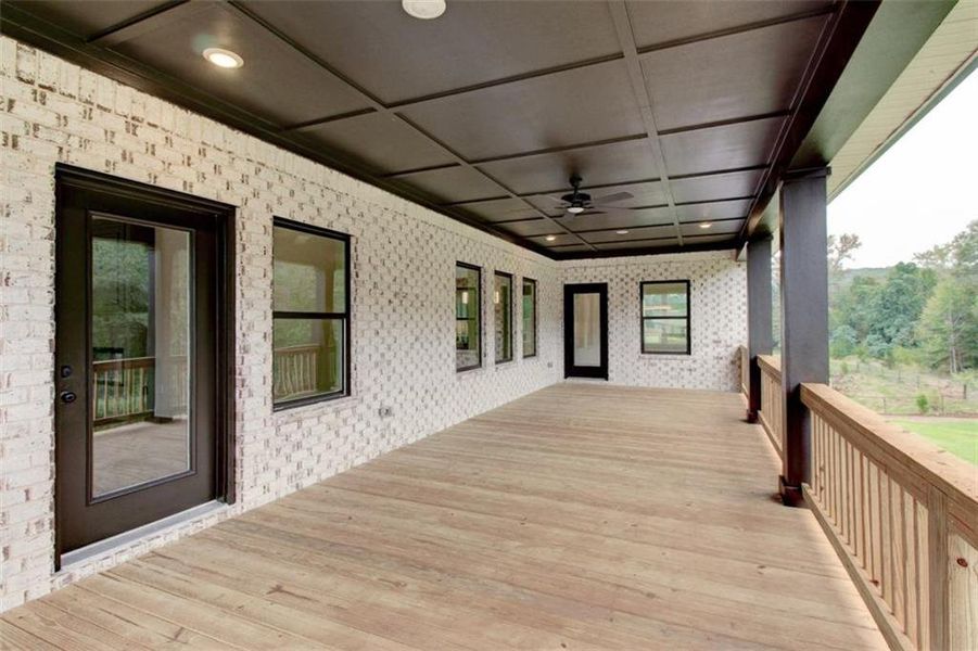 Exterior details and patio area of a home in , Conyers (Image 23).