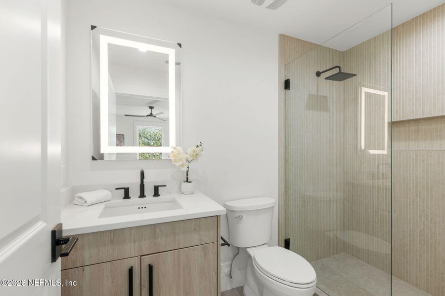 Furnished interior view inside a new home in , Jacksonville Beach (Image 7). Furnished interior view inside a new home in , Jacksonville Beach (Image 7).