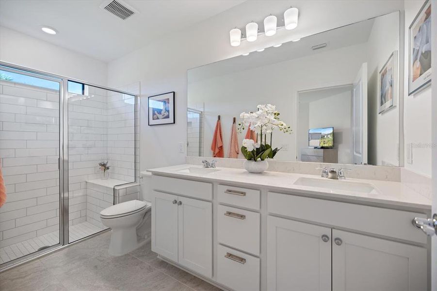 Furnished interior view inside a new home in , Sarasota (Image 16).