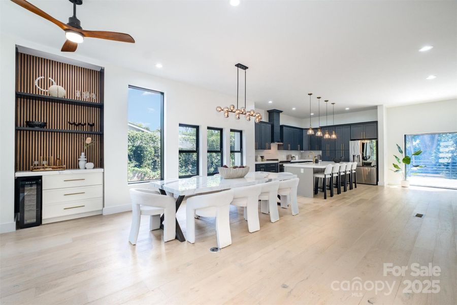 Furnished interior view inside a new home in , Charlotte (Image 21).