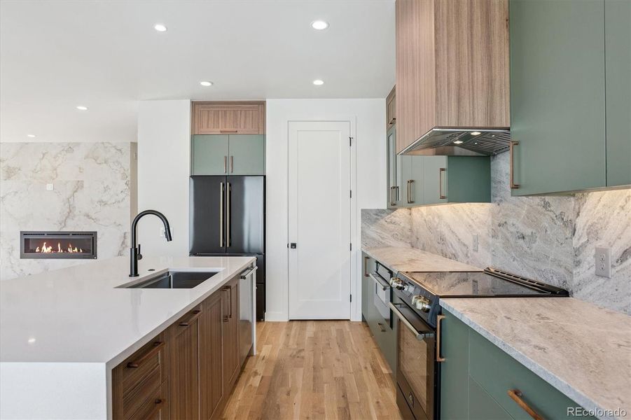 Furnished interior view inside a new home in , Denver (Image 4).