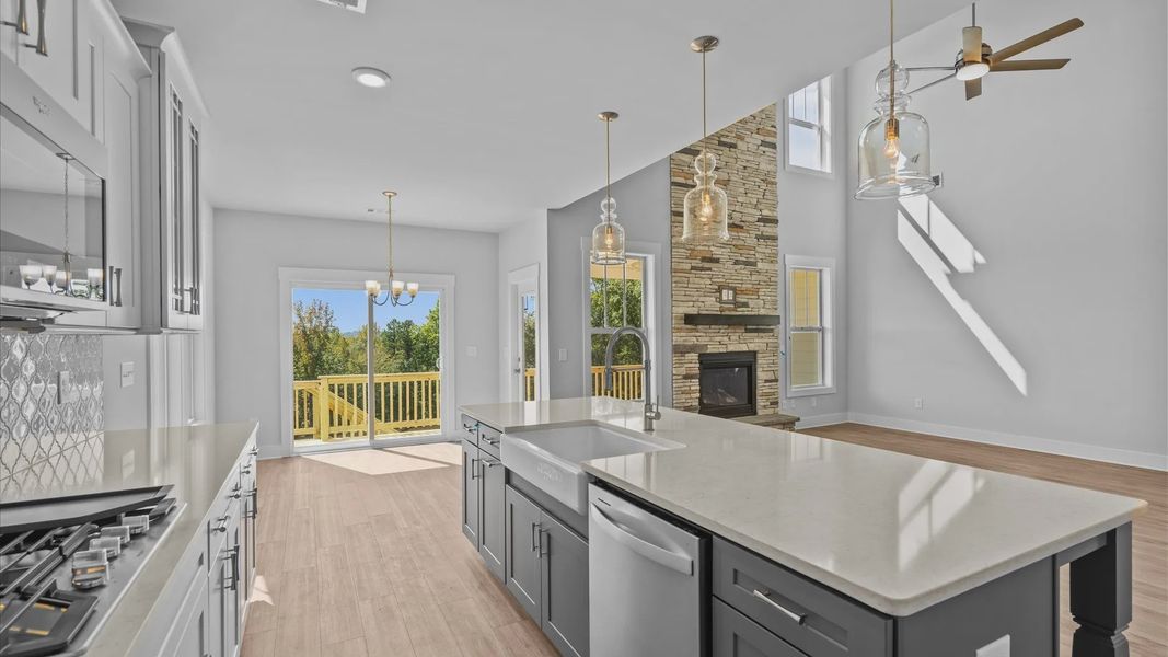 Furnished interior view inside a new home in Pinebrook, Woodruff (Image 7).