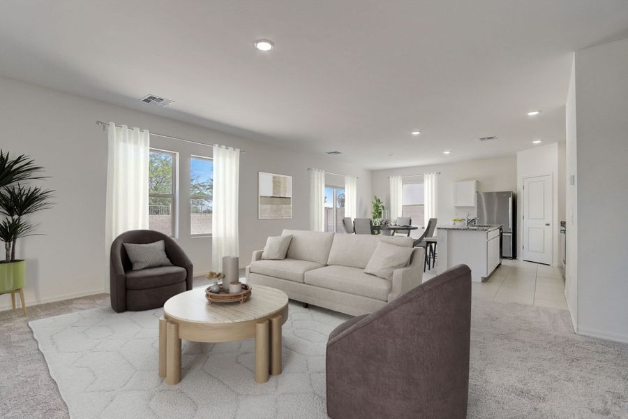 Representative furnished interior of a home built from the Supernova by Starlight Homes in Villages at Accomazzo, Tolleson (Image 13).