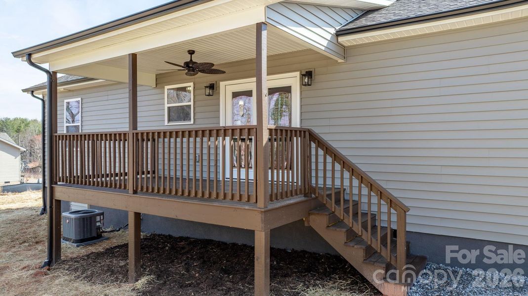 Exterior details and patio area of a home in , Morganton (Image 20).