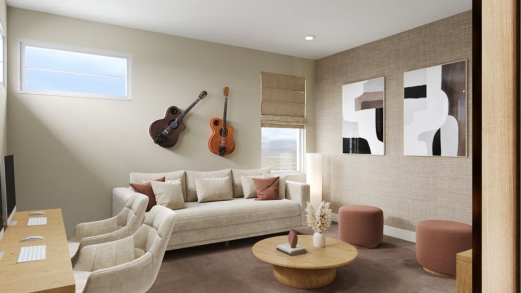 Representative furnished interior of a home built from the Aspenwood by Taylor Morrison in Macanta, Castle Rock (Image 5). Representative furnished interior of a home built from the Aspenwood by Taylor Morrison in Macanta, Castle Rock (Image 5).