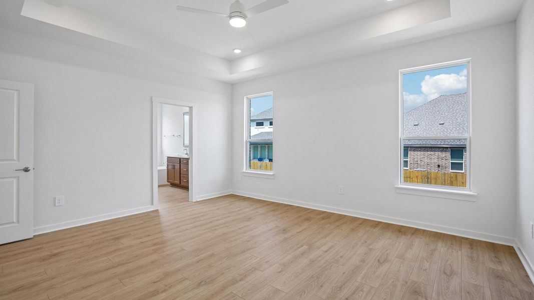 Spacious, unfurnished interior of a new home in Rosenbusch Ranch, Leander (Image 20). Spacious, unfurnished interior of a new home in Rosenbusch Ranch, Leander (Image 20).