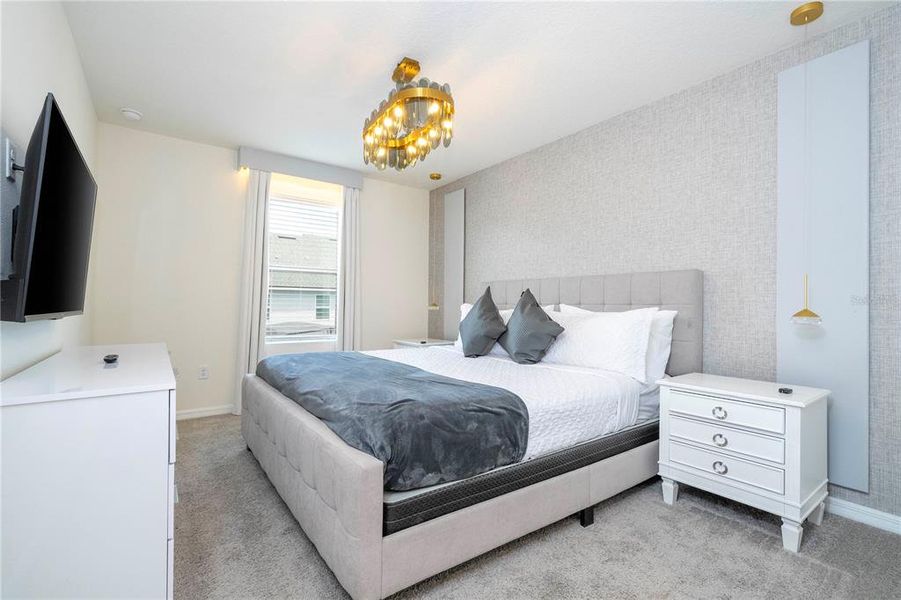 Furnished interior view inside a new home in Solara Resort, Kissimmee (Image 58).