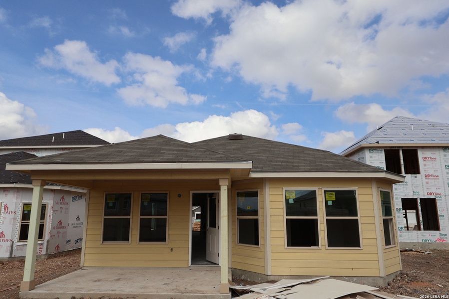 In-progress construction of a new home in Meadows at Clear Springs, New Braunfels, TX (Image 26). In-progress construction of a new home in Meadows at Clear Springs, New Braunfels, TX (Image 26).