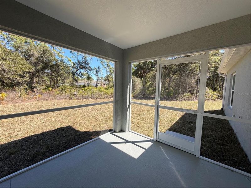 Exterior details and patio area of a home in , North Port (Image 26).