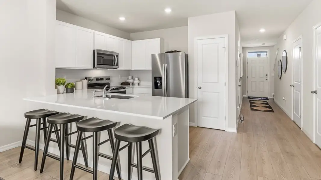 Furnished interior view inside a new home in Townes at Island Lake, Pinellas Park (Image 4).