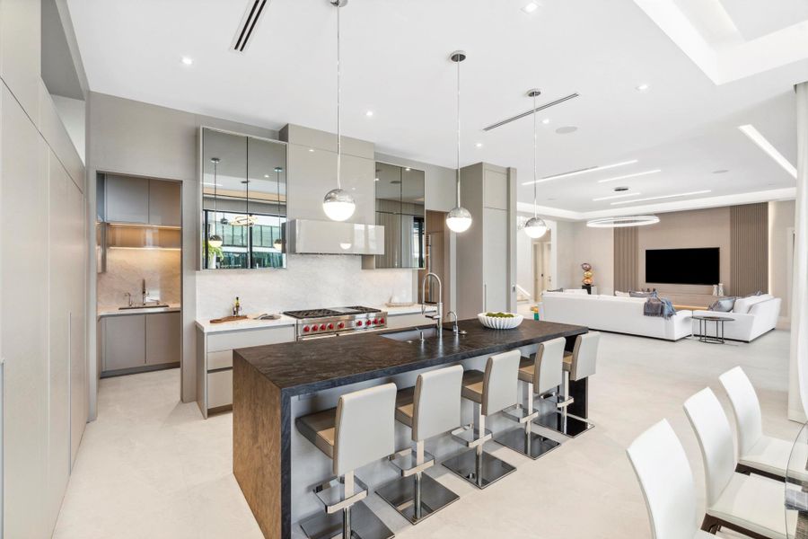 Furnished interior view inside a new home in , Boca Raton (Image 9). Furnished interior view inside a new home in , Boca Raton (Image 9).