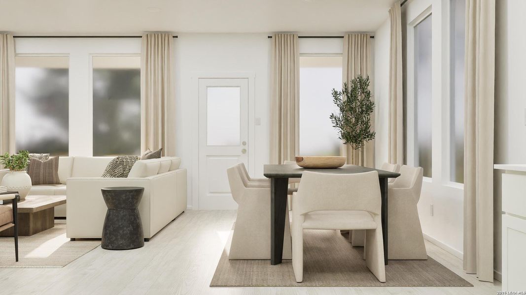 Furnished interior view inside a new home in Stone Garden, Elmendorf (Image 7).