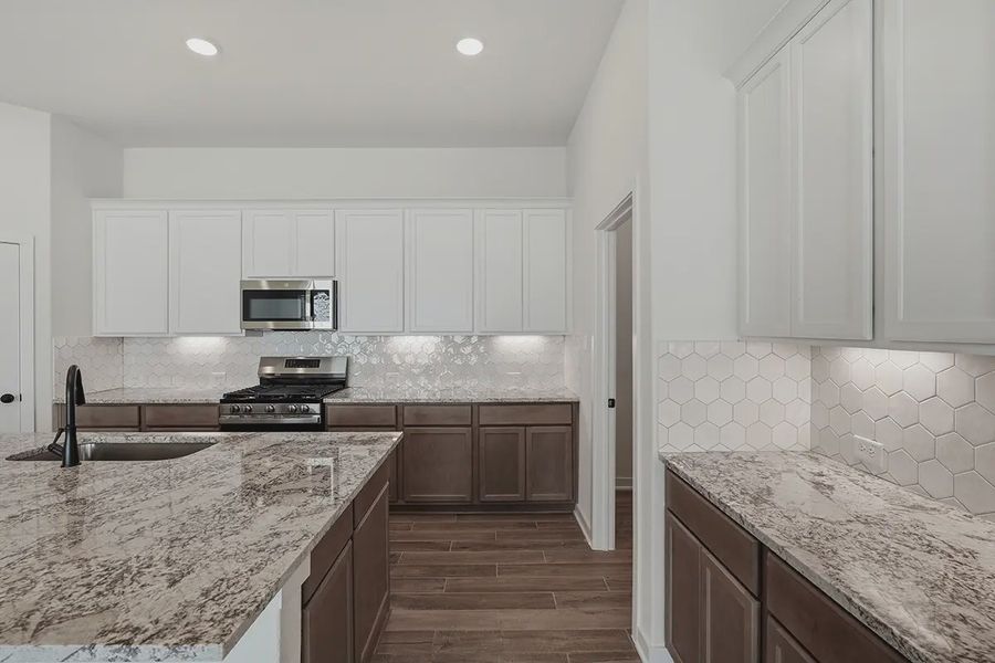 Furnished interior view inside a new home in The Crossvine, Schertz (Image 8).
