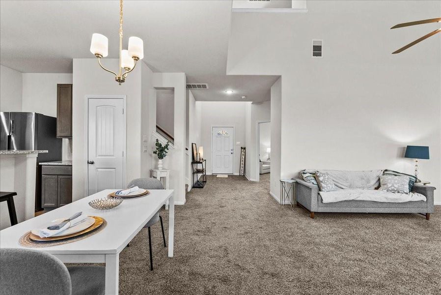 Furnished interior view inside a new home in Mecom Way, Hitchcock (Image 5). Furnished interior view inside a new home in Mecom Way, Hitchcock (Image 5).