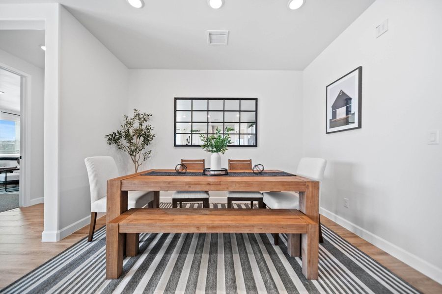 Representative furnished interior of a home built from the Tularosa by Hakes Brothers in Summer Sky North, El Paso (Image 4).