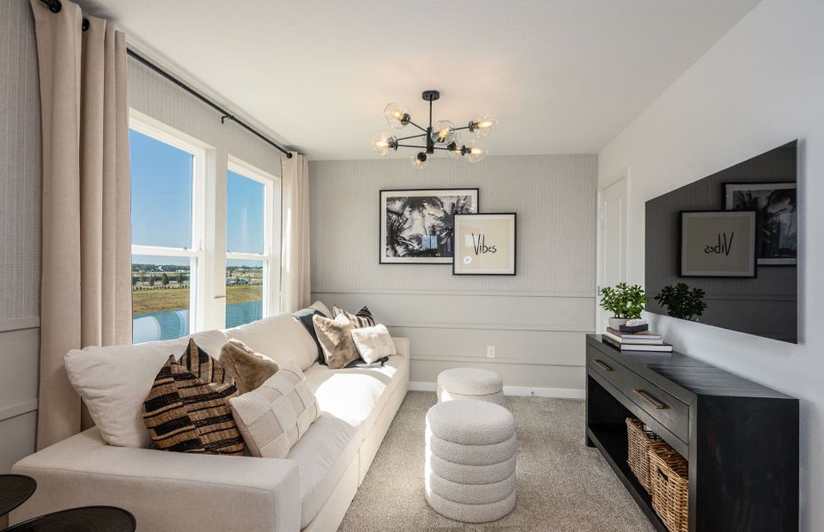 Representative furnished interior of a home built from the Pinecrest by Pulte Homes in Seaire, Parrish (Image 12). Representative furnished interior of a home built from the Pinecrest by Pulte Homes in Seaire, Parrish (Image 12).