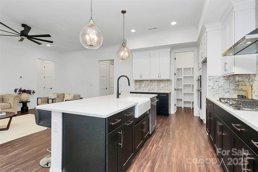 Furnished interior view inside a new home in , Denver (Image 33). Furnished interior view inside a new home in , Denver (Image 33).