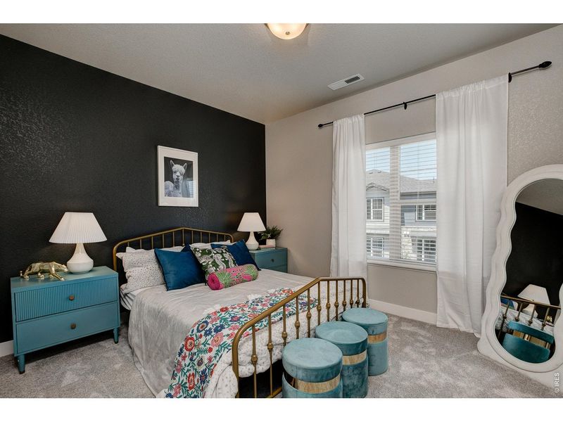 Furnished interior view inside a new home in , Timnath (Image 24).