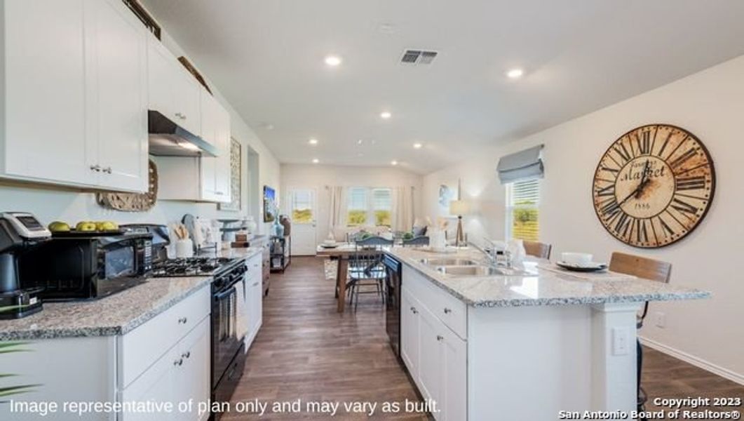 Furnished interior view inside a new home in Redbird Ranch, San Antonio (Image 8).