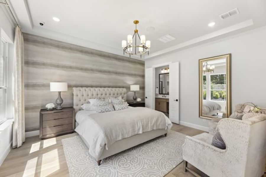 Furnished interior view inside a new home in The Highlands, Rockwall (Image 10).