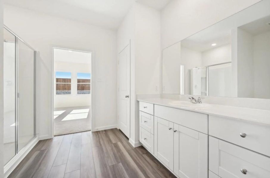 Furnished interior view inside a new home in Crescent Pointe, Carrollton (Image 6).