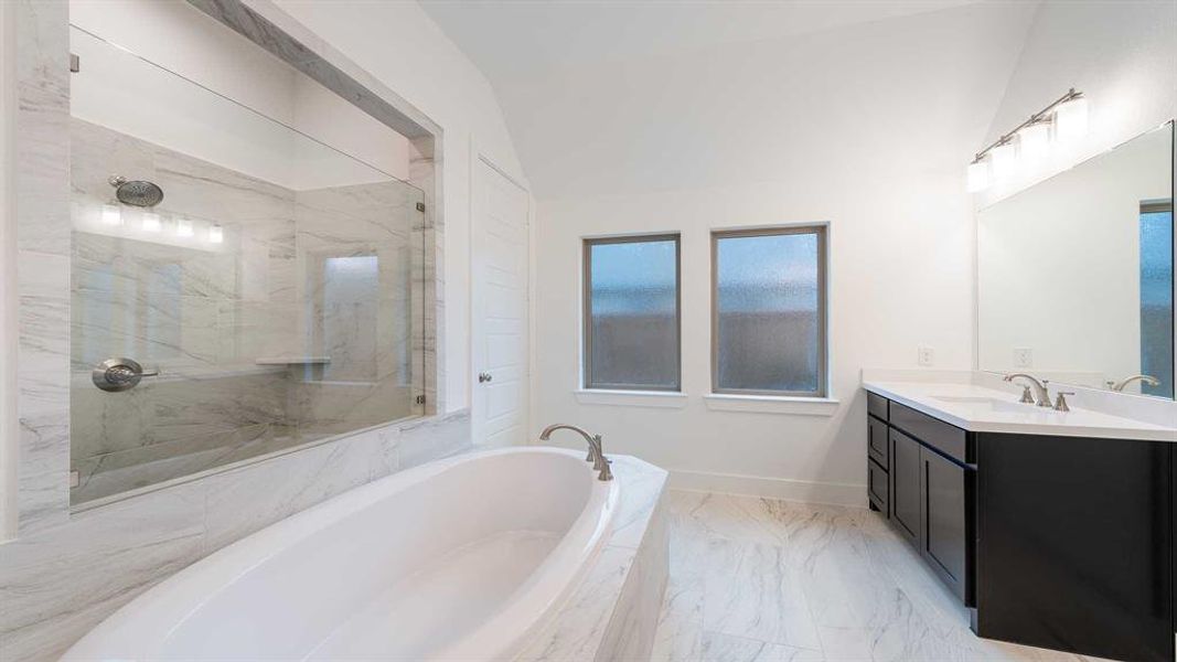 Furnished interior view inside a new home in Myrtle Creek 60', Waxahachie (Image 10).