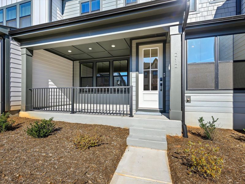 Exterior details and patio area of a home in Seven Oaks, Belmont (Image 3). Exterior details and patio area of a home in Seven Oaks, Belmont (Image 3).