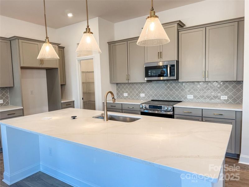 Furnished interior view inside a new home in The River District Townhomes, Charlotte (Image 5).