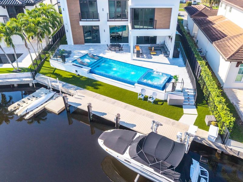 Exterior details and patio area of a home in , Lighthouse Point (Image 27).