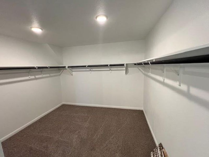 Walk-in Closet in Primary Bedroom